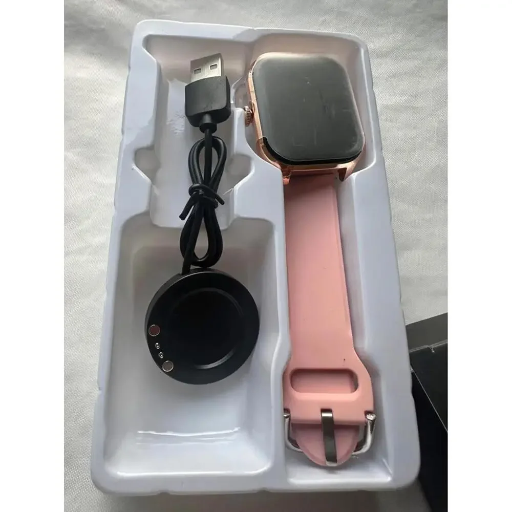 LAXASFIT | H9 Pro Max Smartwatch – Pink | New Open Box